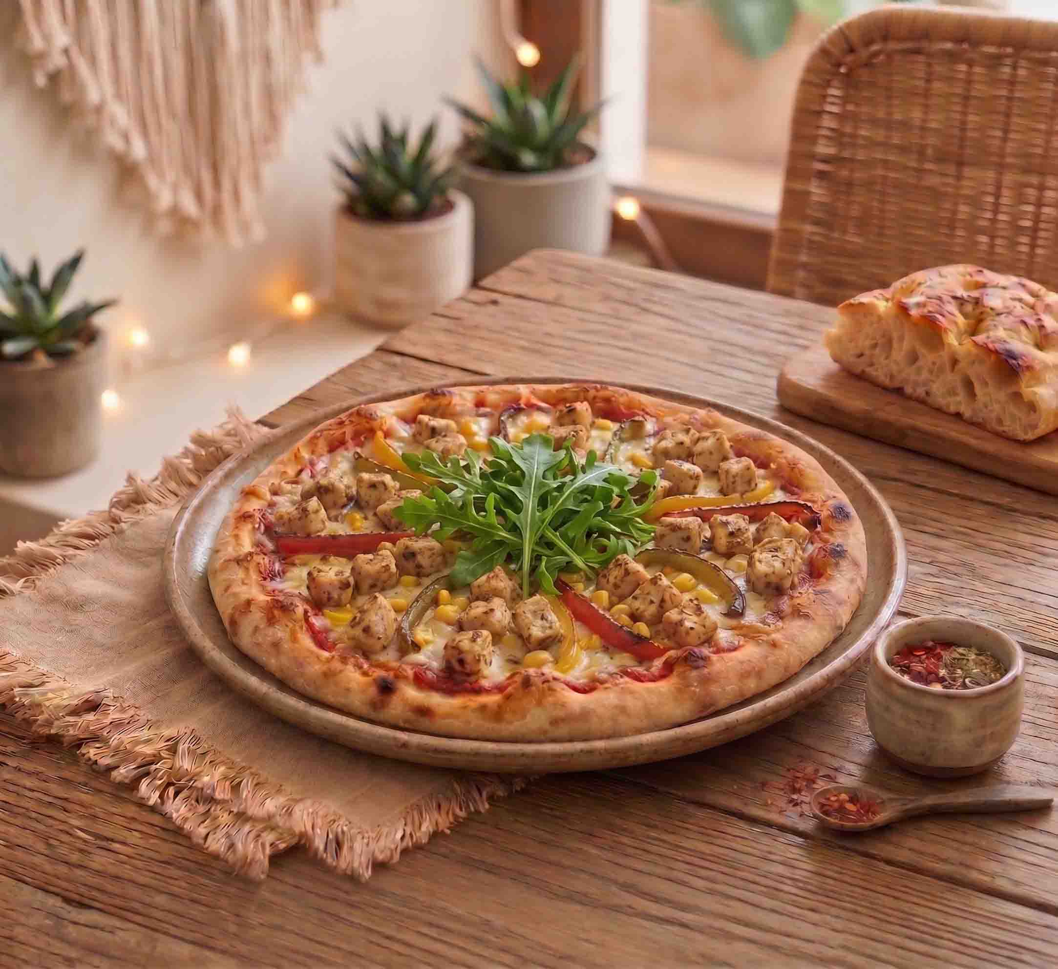 Tavuklu Pizza (Orta Boy)